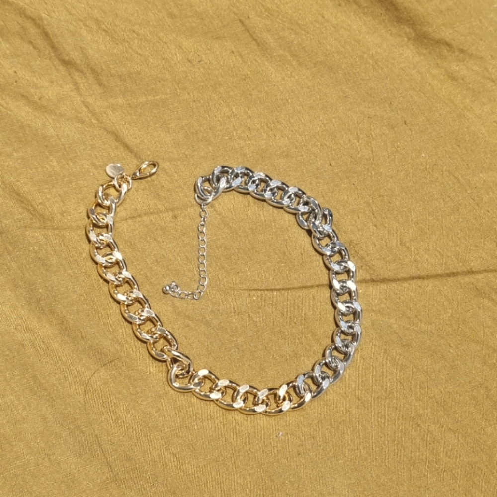Gold and silver chain